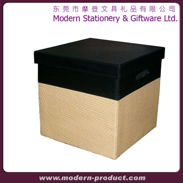 Yellow fabric storage boxes for household daily use