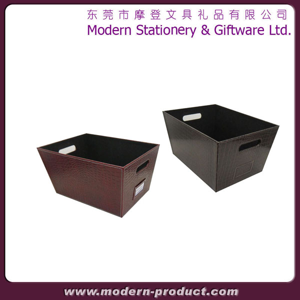 Crocodile faux leather pretty storage boxes