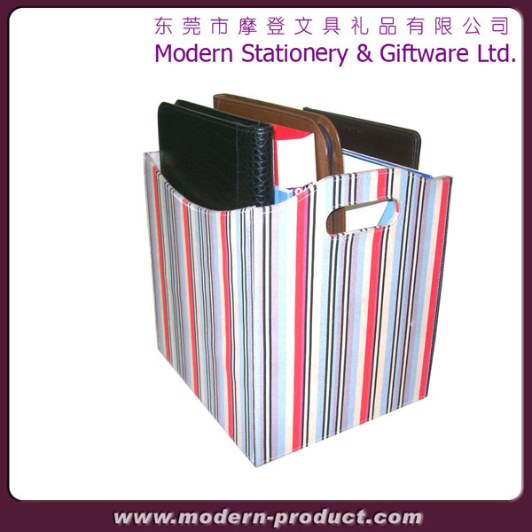 High quality fashion printing fabric magazine holder