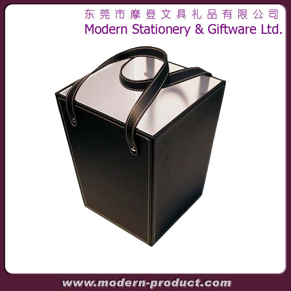 PU leather decorative carboard storage box