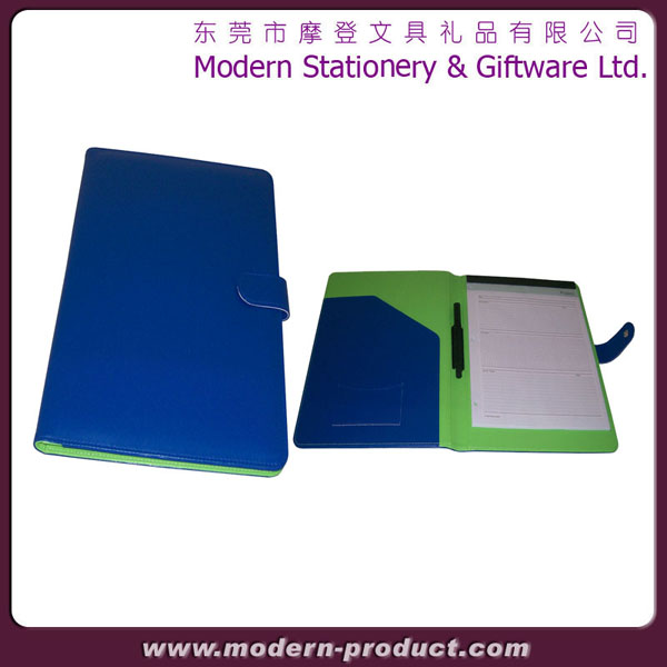 2013 high quality chic notebook leather portfolio