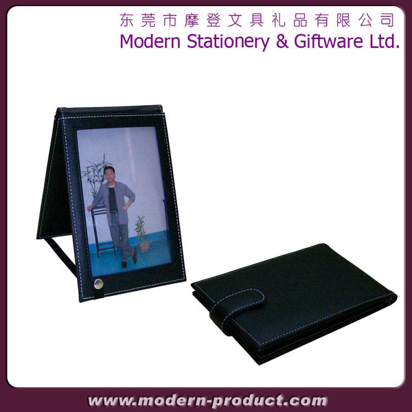 2013 Fashion folding PVC leather photo frame