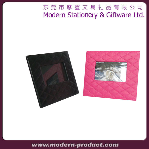 2013 New design fashion leather photo frame